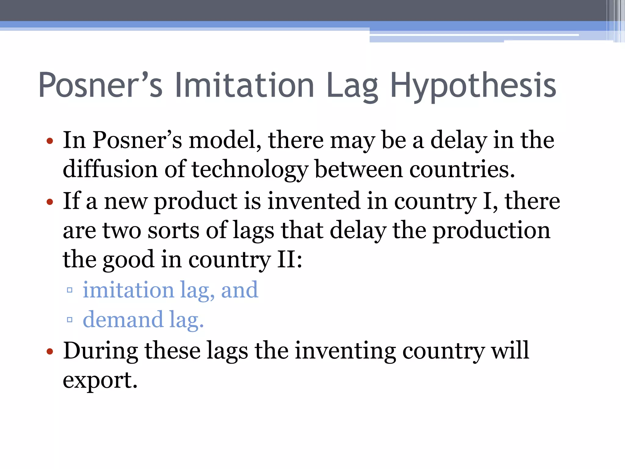 Relaxing Other AssumptionsOne can relax many other assumptions and examine how the implications of the model change:perfect competitionCRTSidentical production technologieslack of policy obstaclesfactors being perfectly transferable