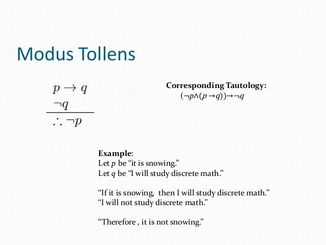 lecture5 modus tollens form