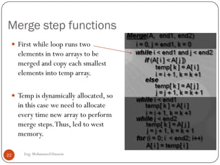 Quick Sort , Merge Sort , Heap Sort | PPT