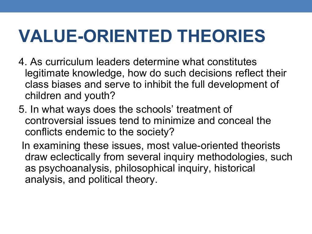 Curriculum Theory