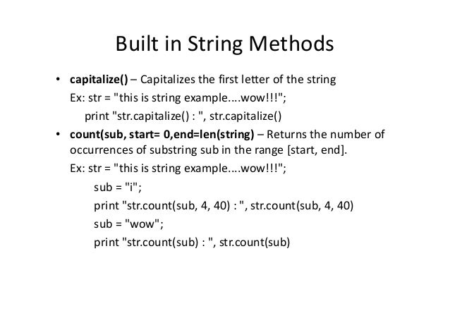 Python lecture 5