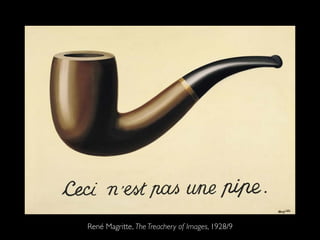 René Magritte, The Treachery of Images, 1928/9
 