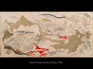 André Masson, Battle of Fishes, 1926
 