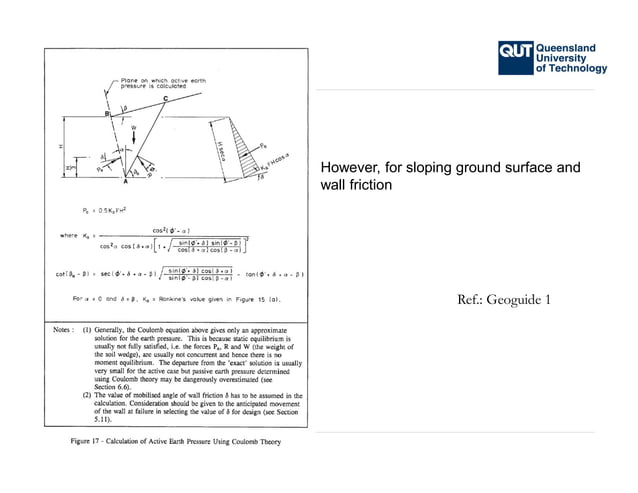 Design of earth-retaining structures - Lecture 5 | PDF