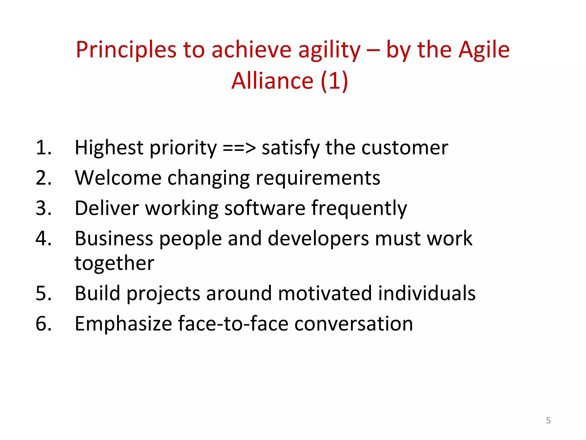 Software Engineering (An Agile View of Process) | PPT