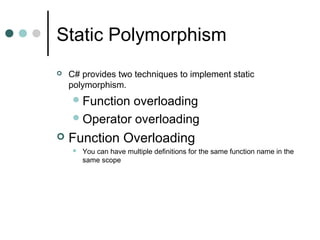 An Introduction to C# and .NET Framework (Basic) | PPT