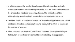 Statistical inference with Python | PPTX