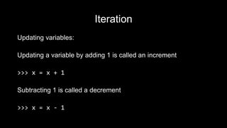Python Lecture 5 | PPT