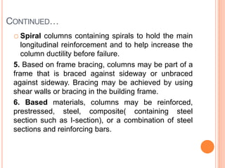 Column Introduction Introduction of columns | PPTX