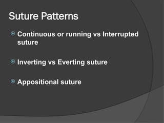 Appositional Pattern Lecture 5.ppt wound mangment how to deel with wound | PPT