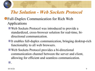 Comprehensive Guide to Web Sockets for Real-Time Web Communication | PPT