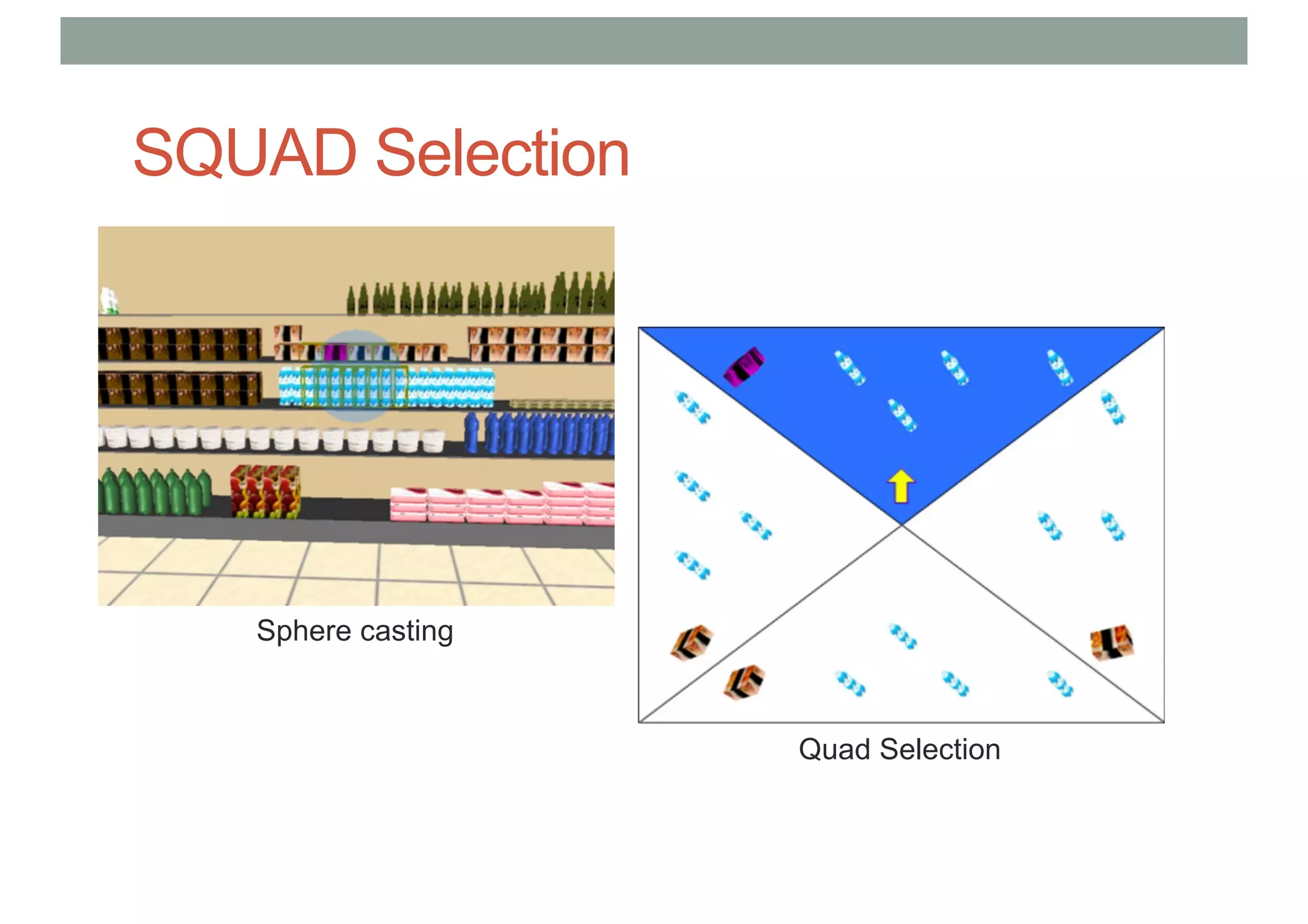 SQUAD Selection
Sphere casting
Quad Selection
 