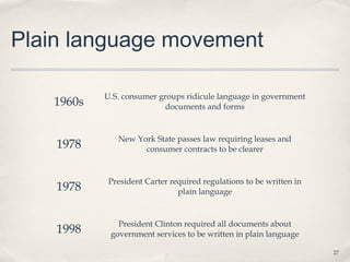 Lecture 5.3 readability and plain language student notes | PPT
