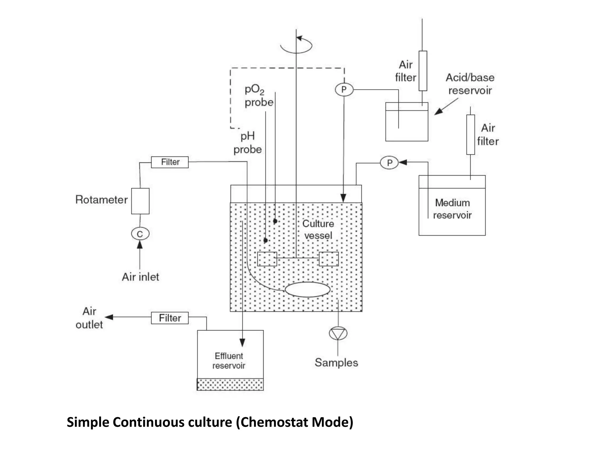Simple Continuous culture (Chemostat Mode)