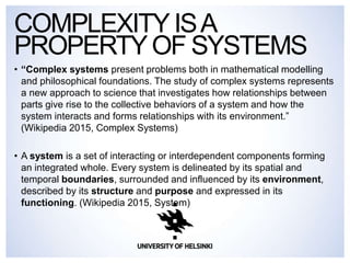 Complex Social Systems - Lecture 5 in Introduction to Computational ...