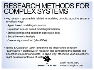 Complex Social Systems - Lecture 5 in Introduction to Computational ...