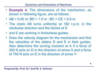 ---Lecture 5-Dynamics and Kinematics of Machines-Relative Velocity -.ppt