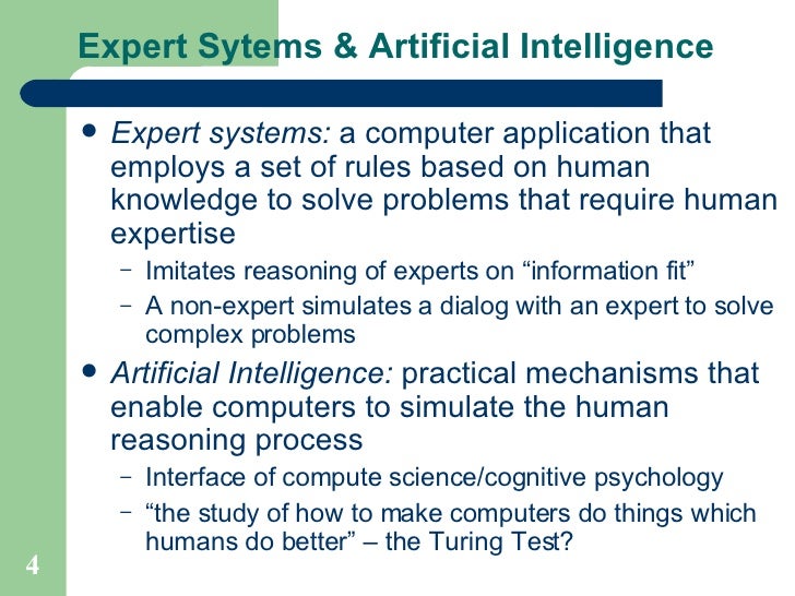 assignment on artificial intelligence and expert systems