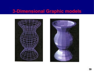 3-Dimensional Graphic models




                               30
 