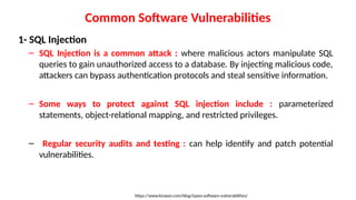 Comprehensive Guide to Application Security and Common Software ...