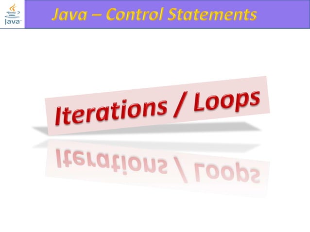 java programming- control statements | PPTX