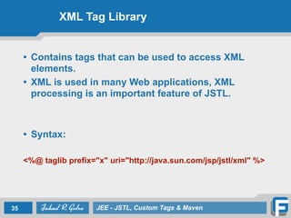 Lecture 5 JSTL, custom tags, maven | PDF