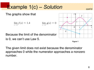 Lecture 5 limit laws | PPT