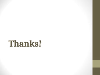 Thanks!
 