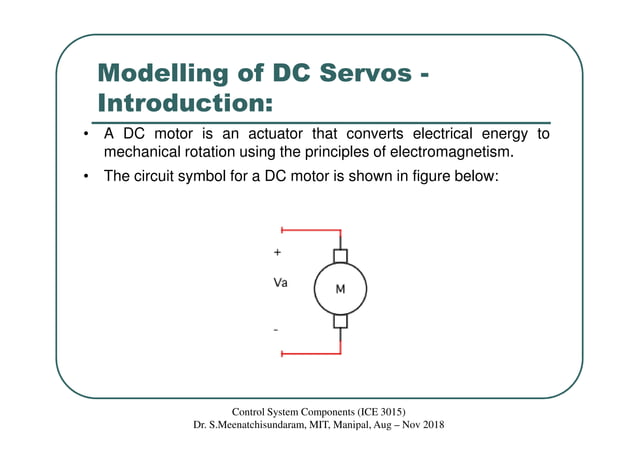 Lecture 5 Servomotor driver, control & Model | PDF
