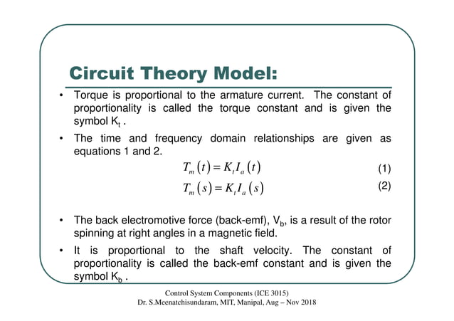 Lecture 5 Servomotor driver, control & Model | PDF