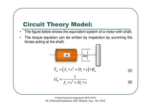 Lecture 5 Servomotor driver, control & Model | PDF