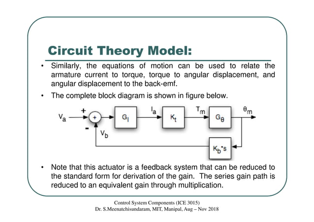 Lecture 5 Servomotor driver, control & Model | PDF