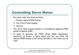 Lecture 5 Servomotor driver, control & Model | PDF