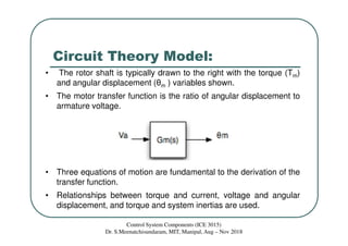 Lecture 5 Servomotor Driver Control Model