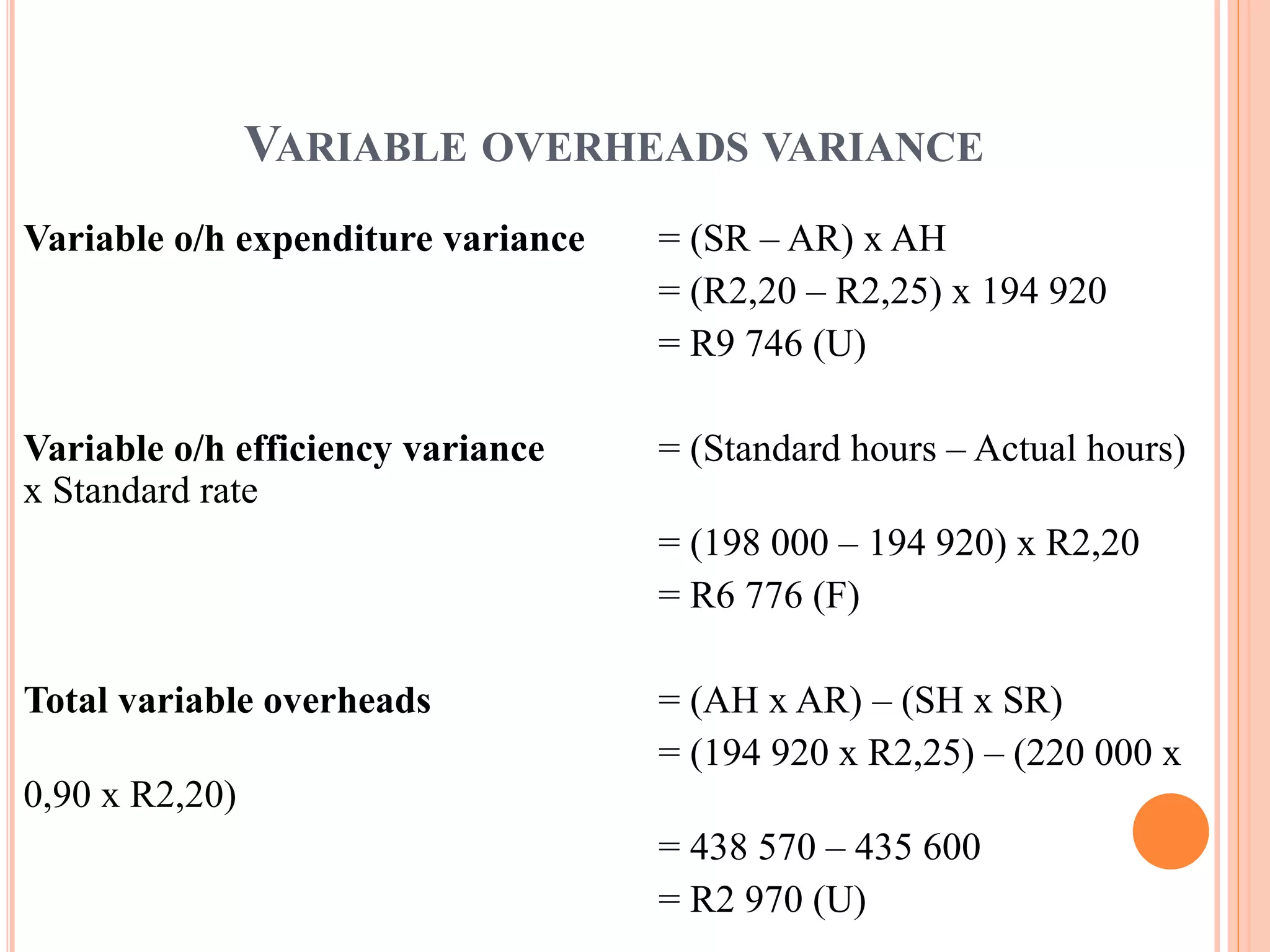 Standard Costing And Variance Analysis Pdf