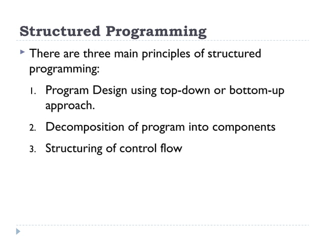 Lecture 5 - Structured Programming Language | PPT