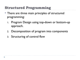Lecture 5 - Structured Programming Language | PPT