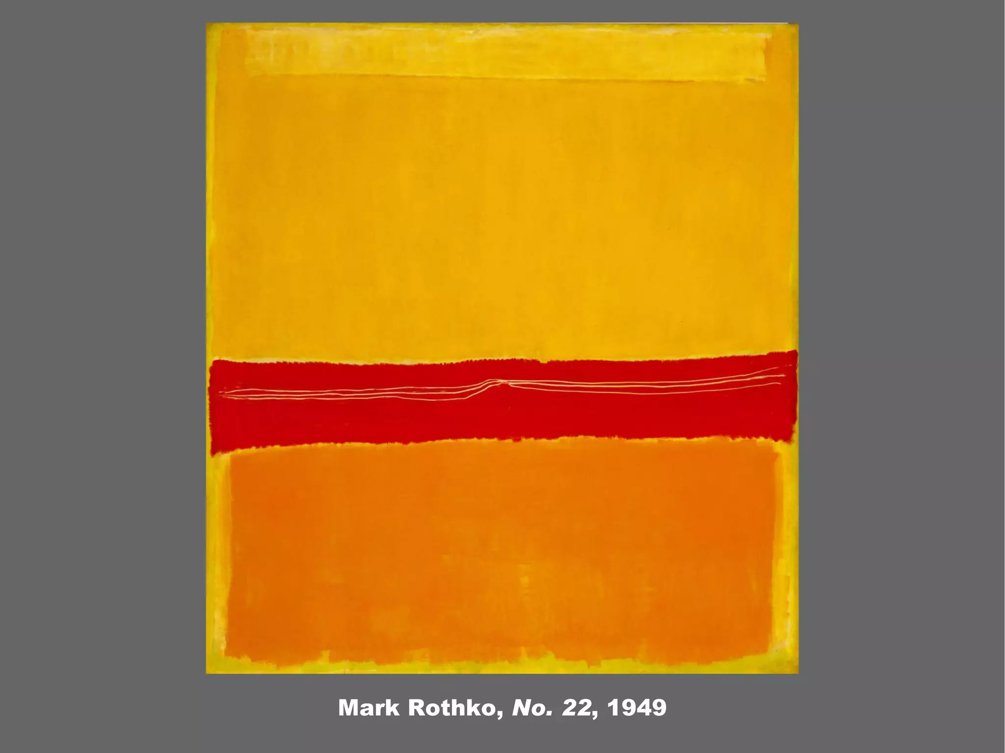 Mark Rothko, No. 22 , 1949