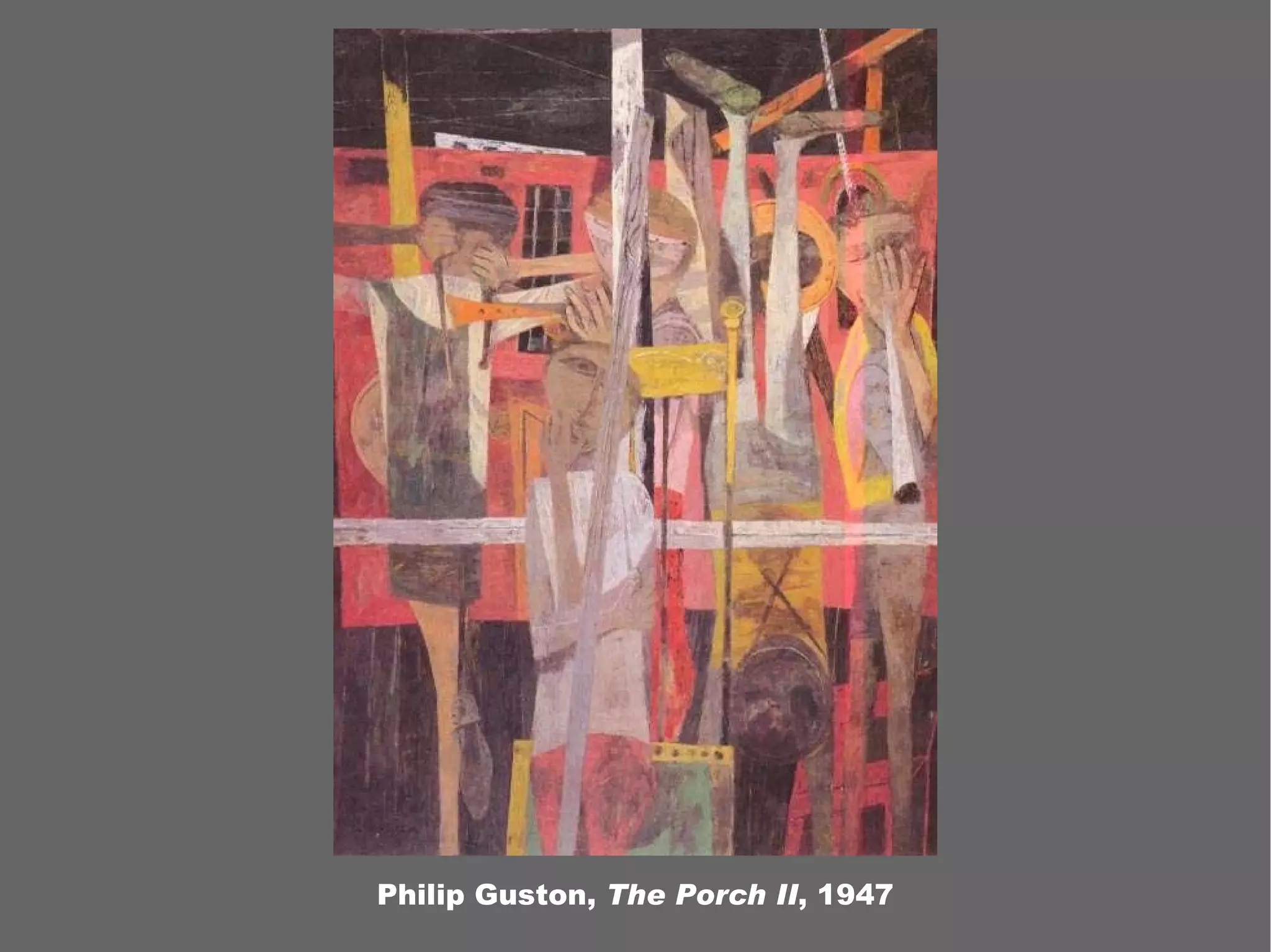 Philip Guston, The Porch II , 1947