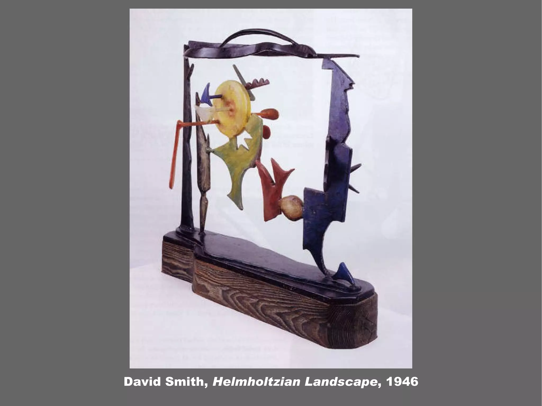 David Smith, Helmholtzian Landscape , 1946