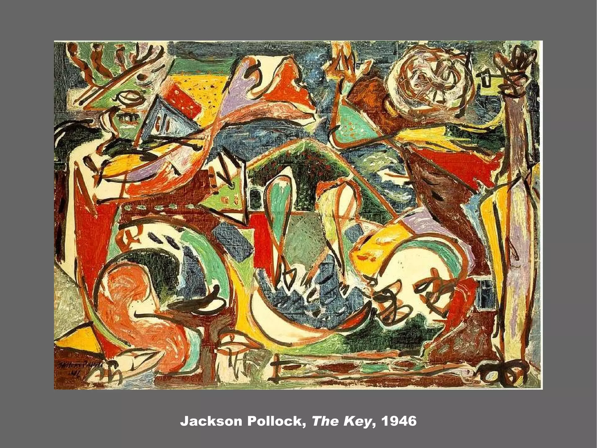 Jackson Pollock, The Key , 1946
