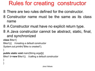 Comprehensive Java Programming: this Keyword, Statics, and Constructors ...