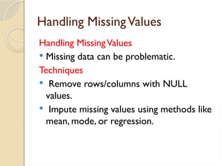 Data Preprocessing techniques in Data Science | PPTX