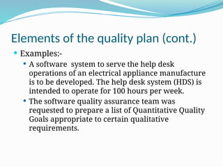 Comprehensive Development and Quality Planning for Software Projects | PPTX