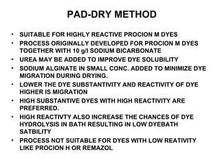 Lecture 5 dyeing of cotton with reactive dyes | PPT
