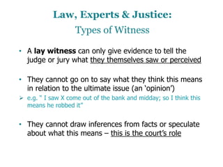 Lay Evidence Lecture 5_ Experts _ the Justice System – Prt 2.pdf