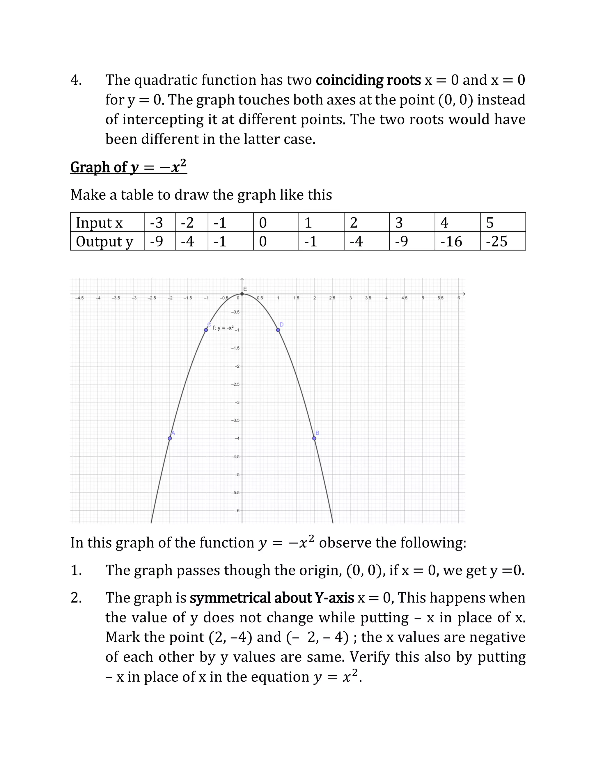 Lecture 5.1.5 graphs of quadratic equations | PDF