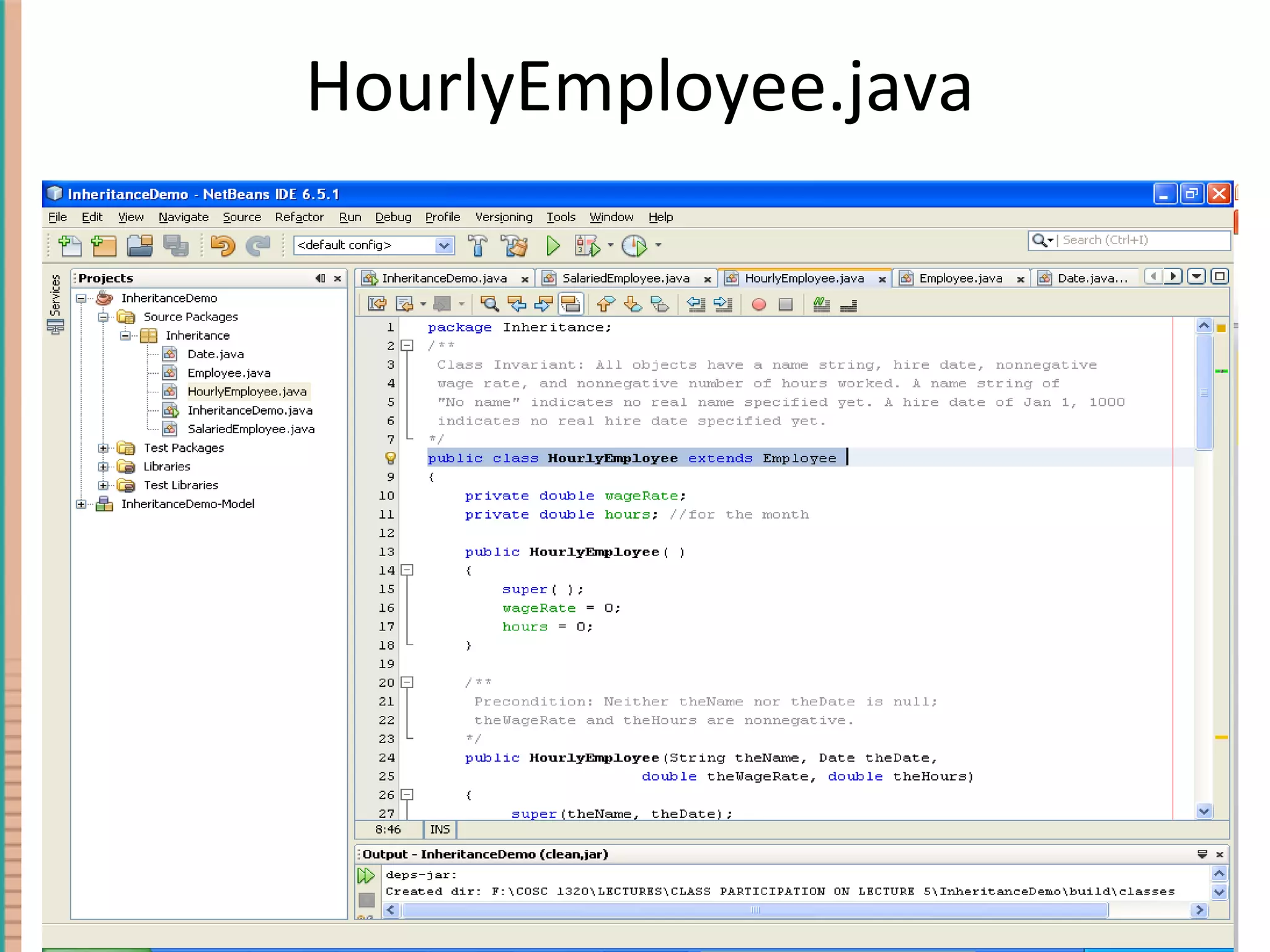 HourlyEmployee.java 7-14Copyright © 2010 Pearson Addison-Wesley. All rights reserved. 