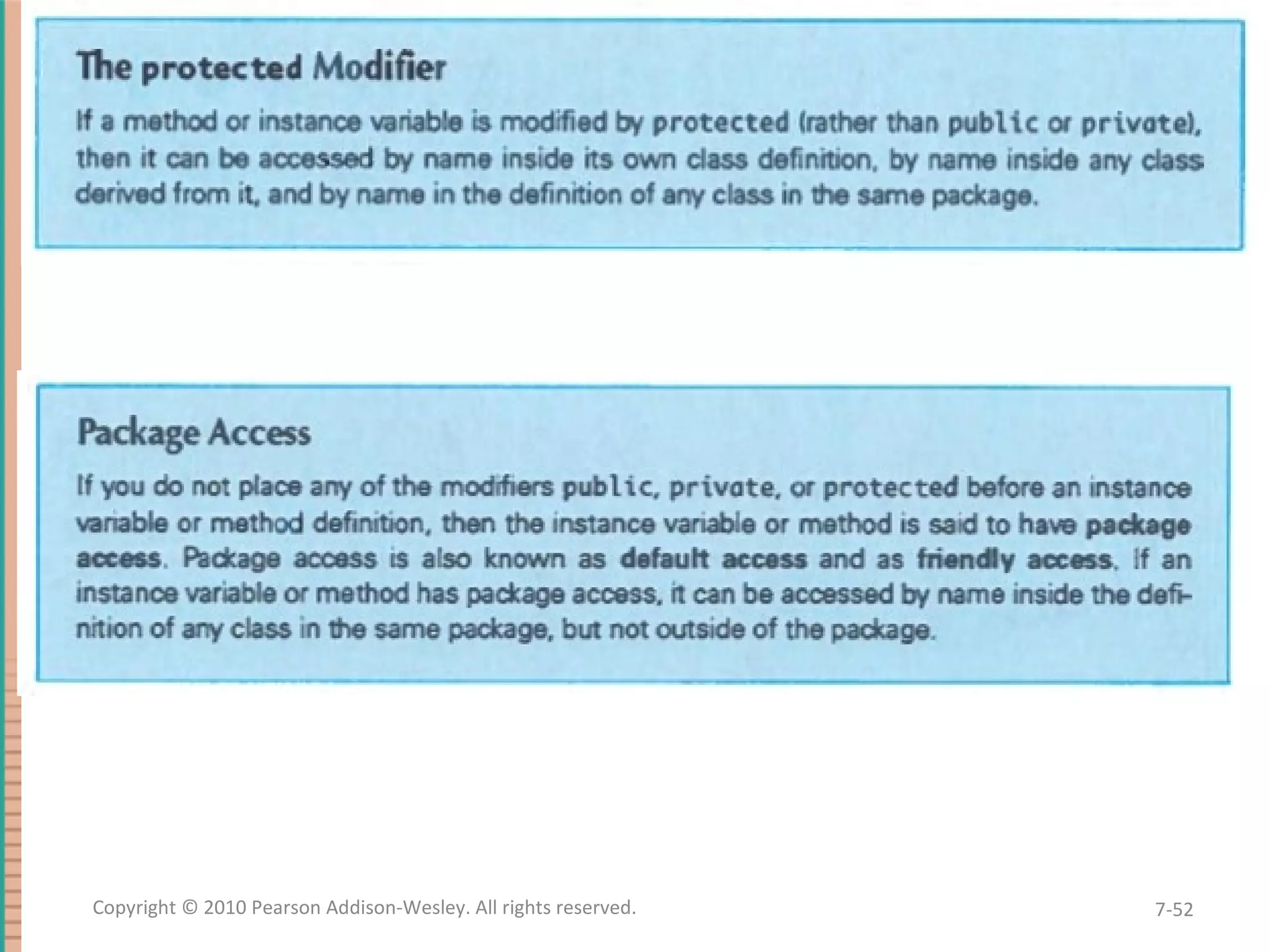 7-52Copyright © 2010 Pearson Addison-Wesley. All rights reserved. 