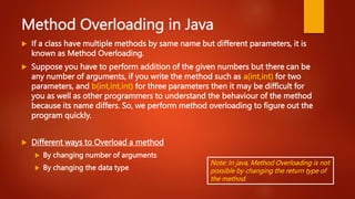 Lecture5_Method_overloading_Final power point presentation | PPT